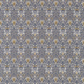 Snakeshead Compilation Indigo/Hemp Fabric by Morris & Co
