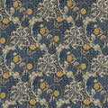 Seaweed Compilation Ink/Woad Fabric by Morris & Co