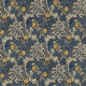 Seaweed Compilation Ink/Woad Fabric by Morris & Co