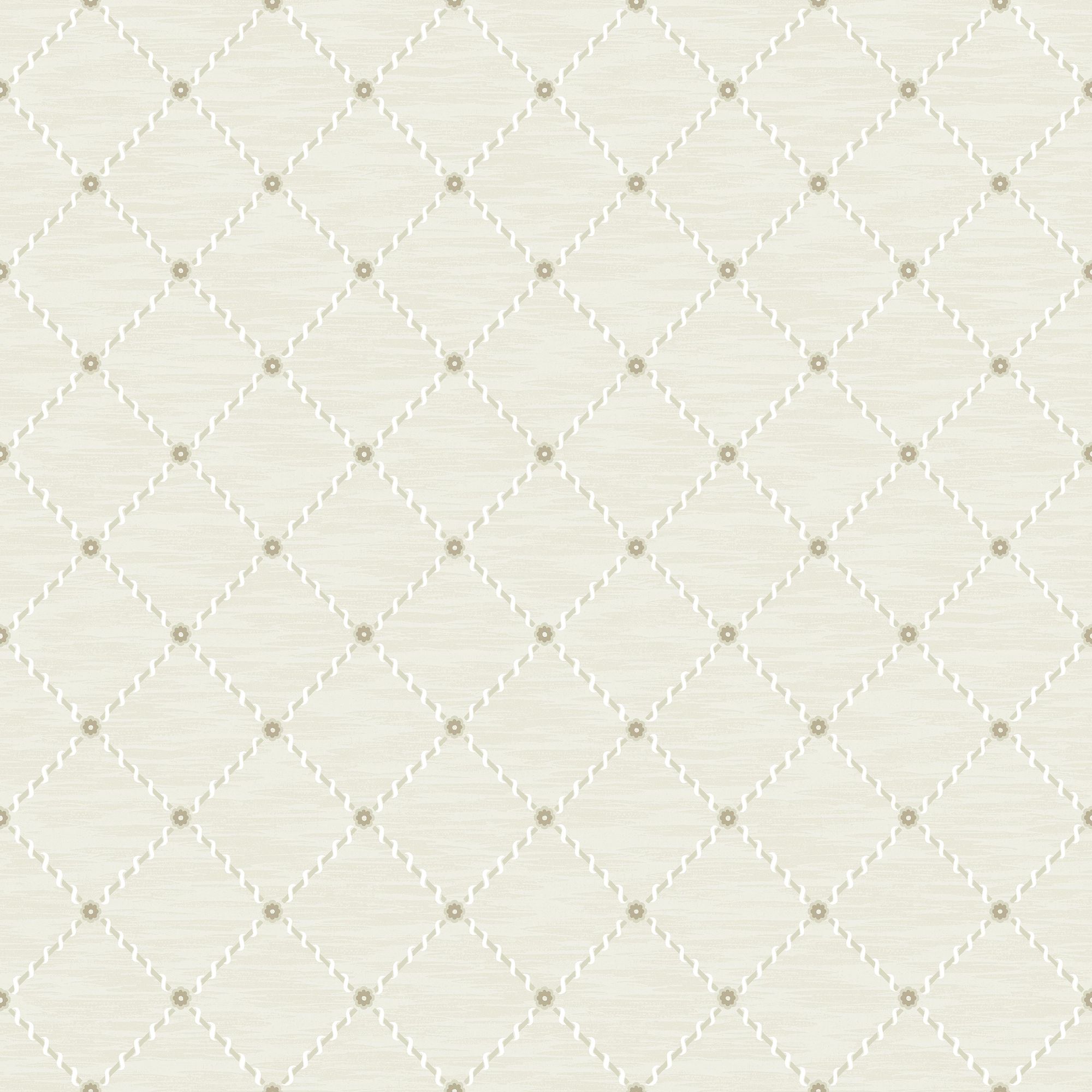 2267 Golden Trellis Beige Wallpaper by Boråstapeter