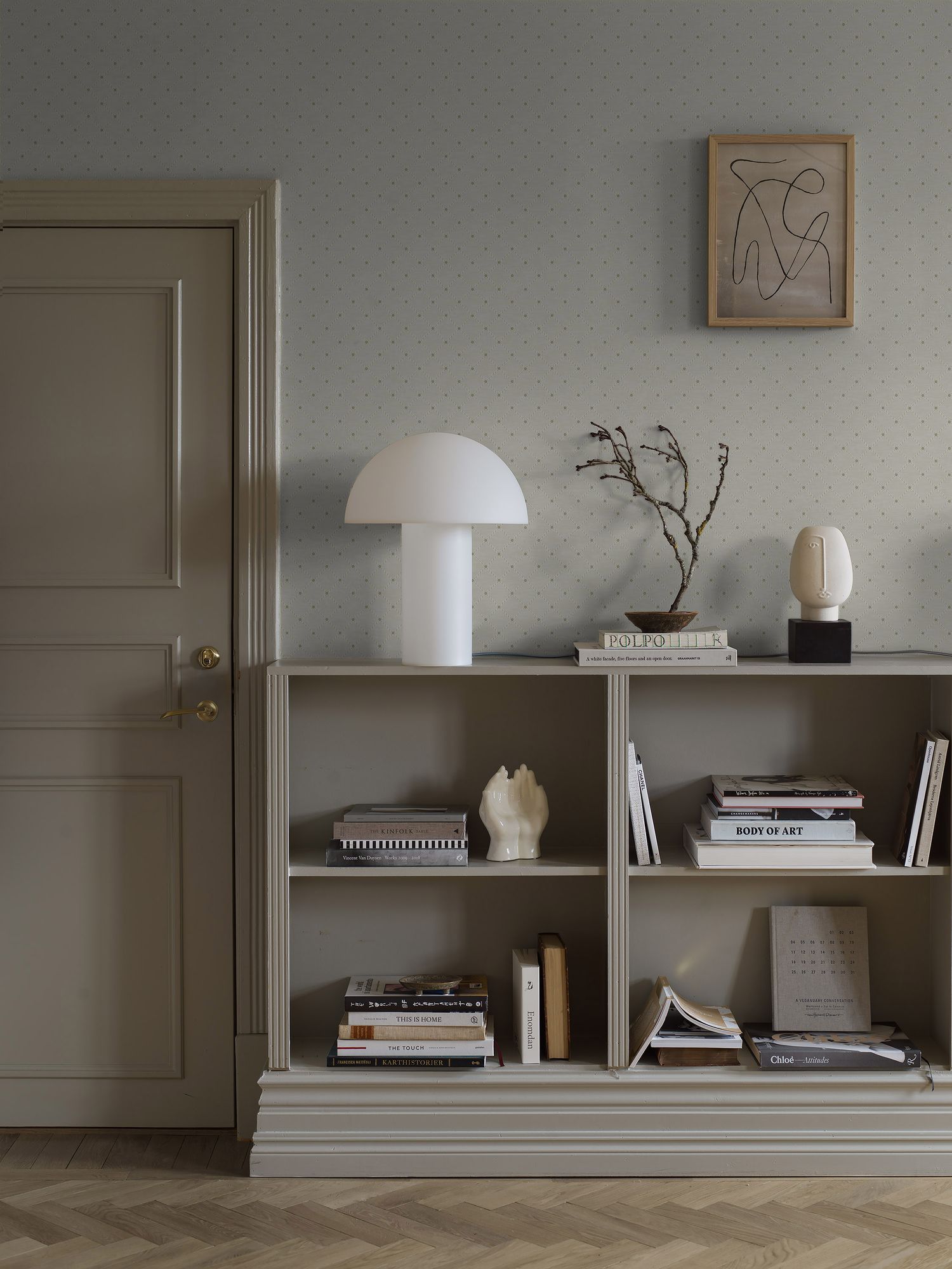 2267 Golden Trellis Beige Wallpaper by Boråstapeter