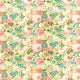 Rose & Peony One Sixty Sage/Coral Fabric by Sanderson