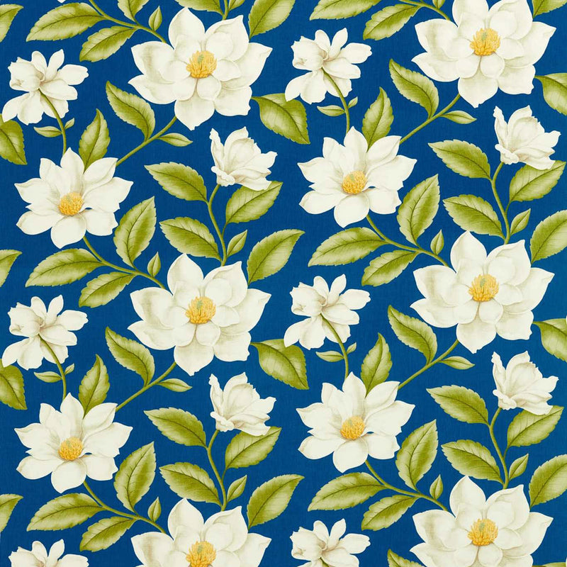 226866 Grandiflora One Sixty Bright Blue Fabric by Sanderson