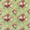 Stapleton Park One Sixty Squirrel/Olive Fabric by Sanderson