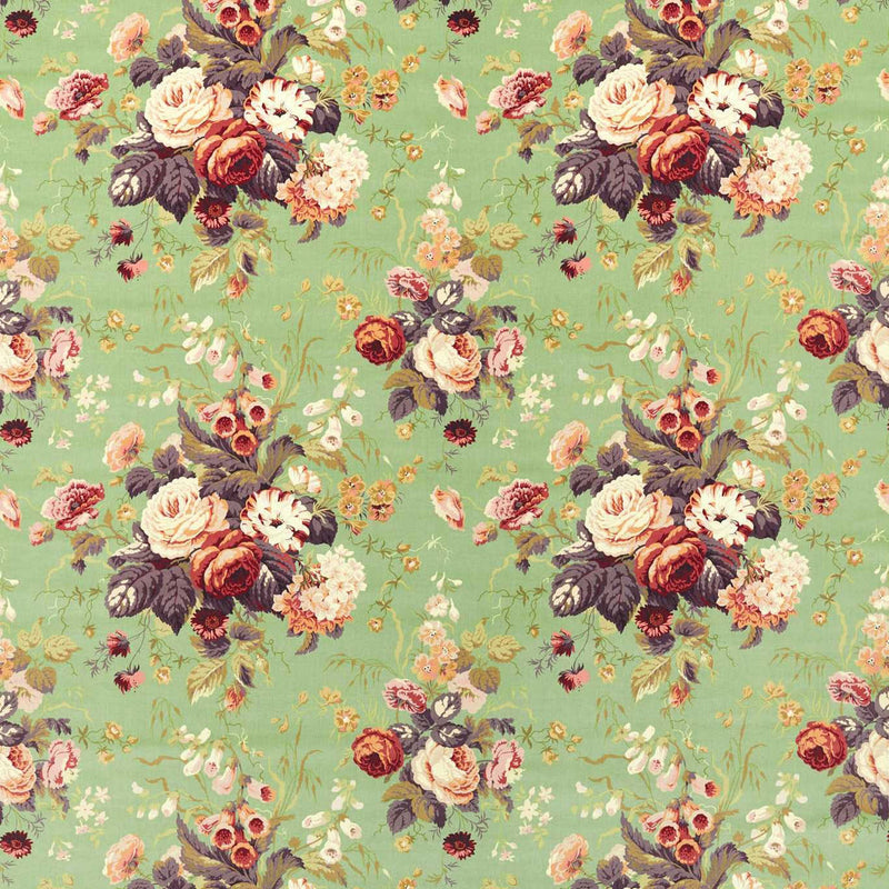 226885 Stapleton Park One Sixty Squirrel/Olive Fabric by Sanderson