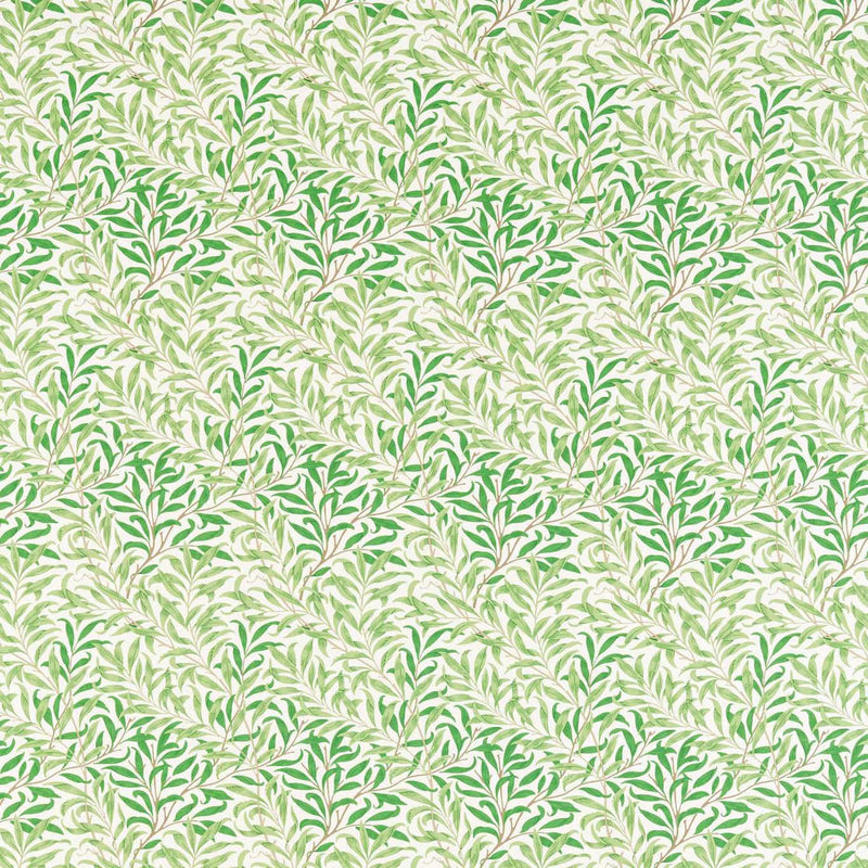 226894 Willow Boughs Simply Morris Leaf Green Fabric by Morris & Co