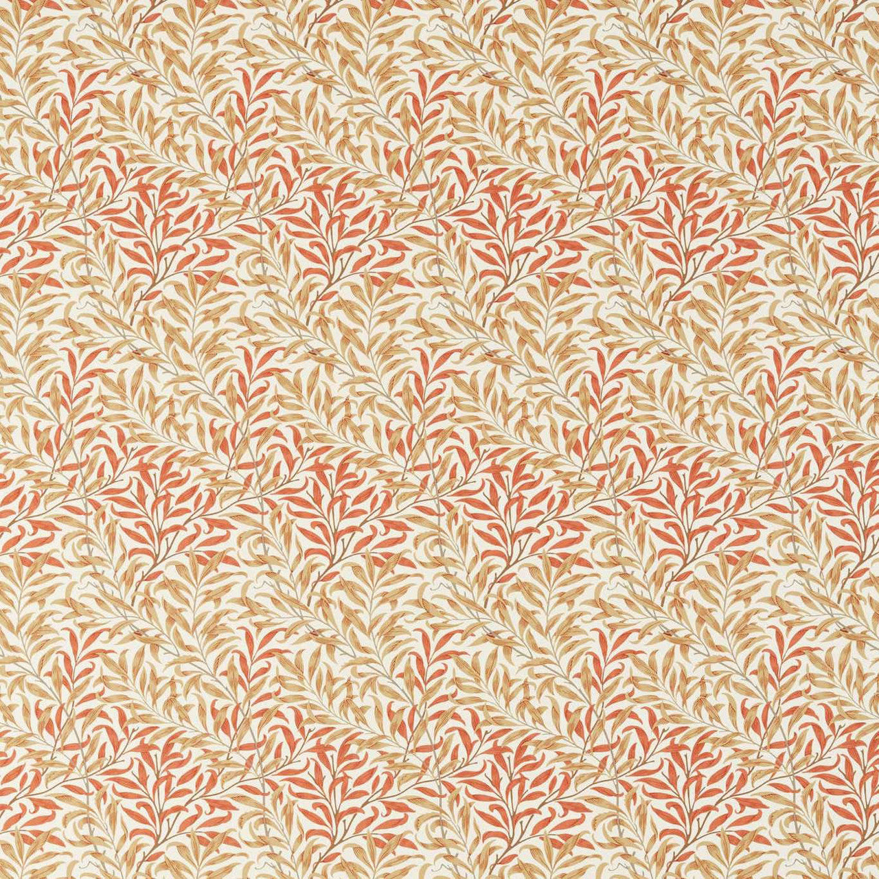226895 Willow Boughs Simply Morris Russet/Ochre Fabric by Morris & Co