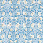 226901 Pimpernel Simply Morris Woad Fabric by Morris & Co