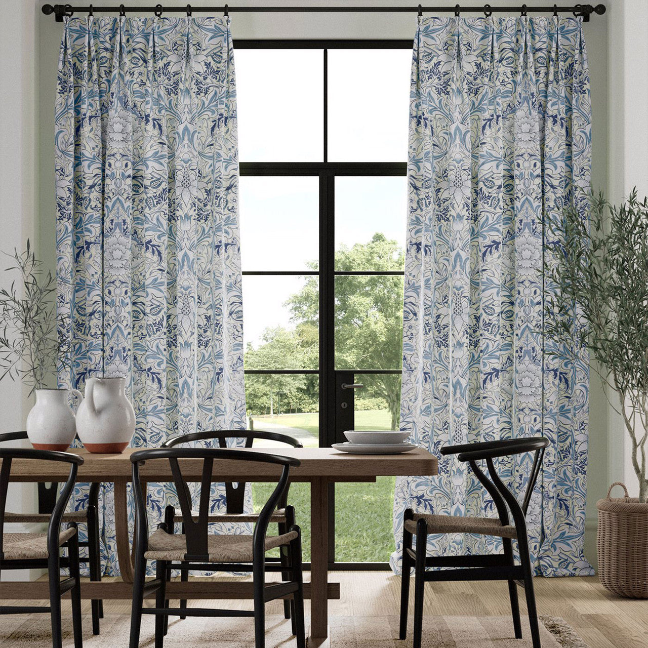 226902 Simply Severn Simply Morris Woad Fabric by Morris & Co