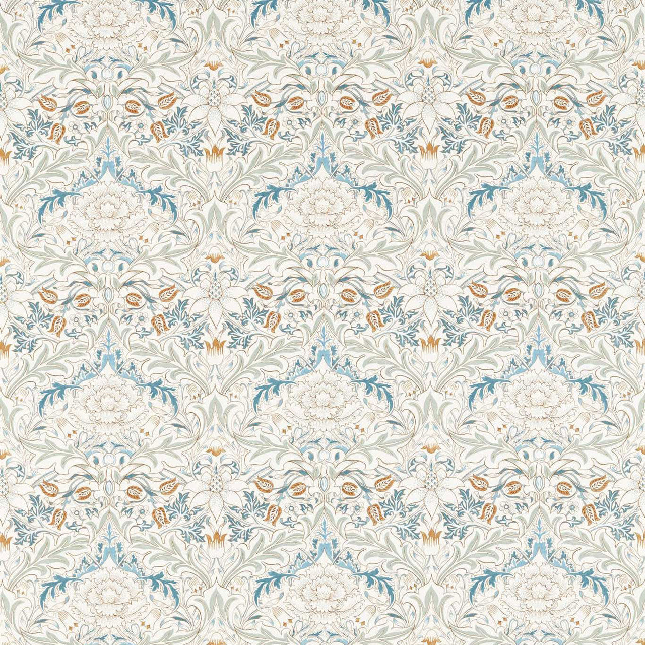 226905 Simply Severn Simply Morris Bayleaf/Annatto Fabric by Morris & Co