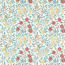 226906 Fruit Simply Morris Green Indigo/Madder Fabric by Morris & Co