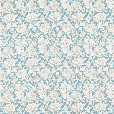 Chrysanthemum Toile Simply Morris Slate Fabric by Morris & Co