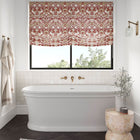 226915 Strawberry Thief Simply Morris Indian Red Fabric by Morris & Co