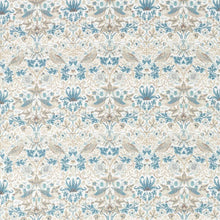 226917 Strawberry Thief Simply Morris Slate/Vellum Fabric by Morris & Co