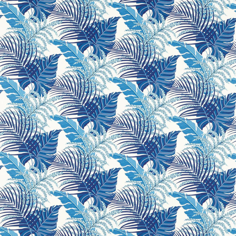 226931 Manila Indoor Outdoor Prints French Blue Fabric by Sanderson