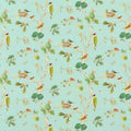 Woodland Chorus Indoor Outdoor Prints Sky Blue/Multi Fabric by Sanderson