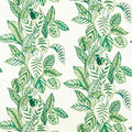 Calathea Indoor Outdoor Prints Botanical Green Fabric by Sanderson