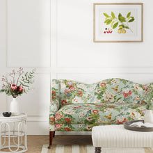 226963 Emperor Peony Water Garden Jade/Apricot Fabric by Sanderson