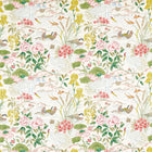 226968 Crane & Frog Water Garden Lotus Pink/Gosling Fabric by Sanderson
