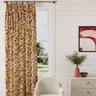 226975 Amara Butterfly Water Garden Olive /Lotus Pink Fabric by Sanderson