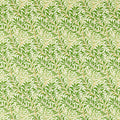 Willow Bough Cornubia Leaf Green Fabric by Morris & Co