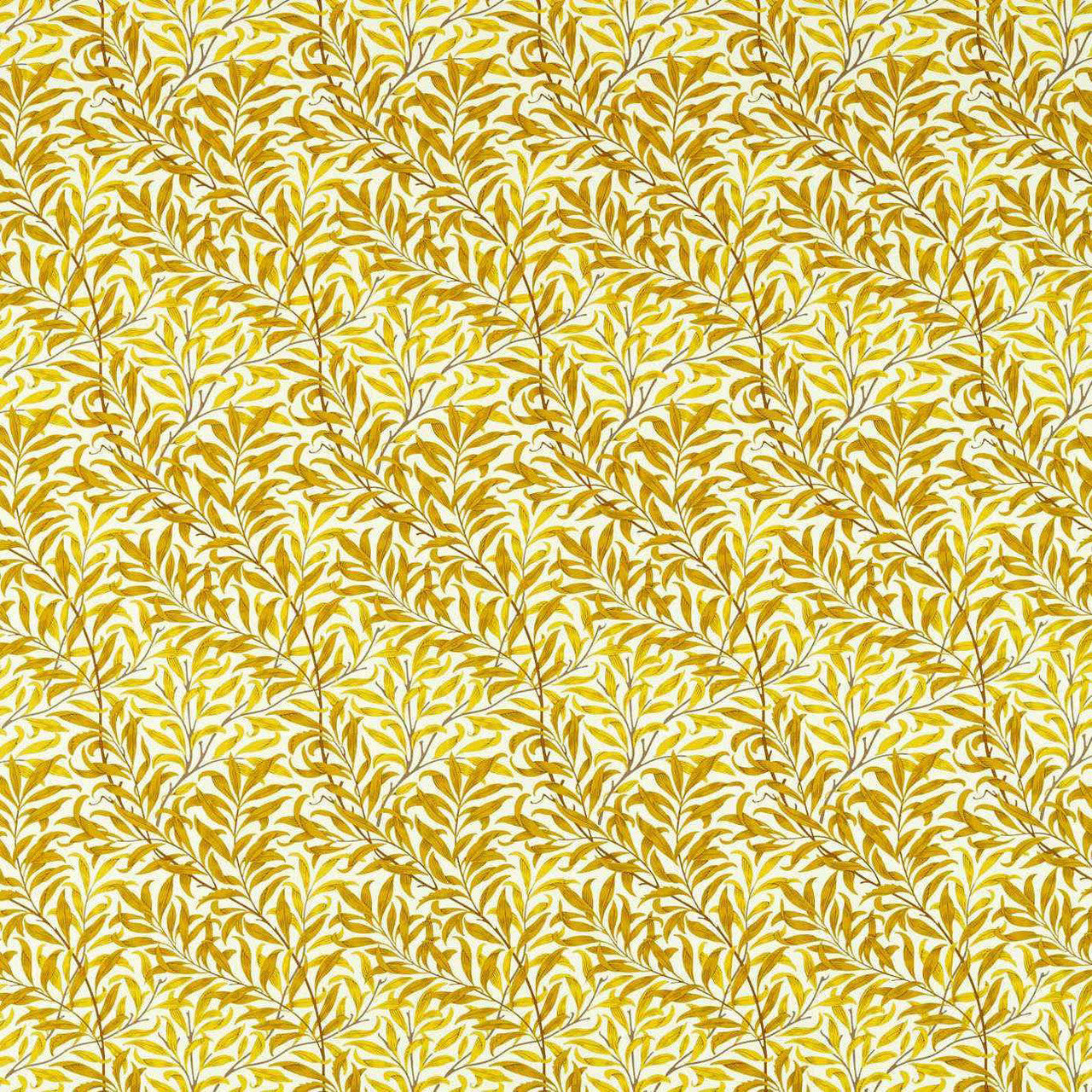 226979 Willow Bough Cornubia Summer Yellow Fabric by Morris & Co