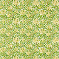 Honeysuckle Cornubia Cream/Chocolate Fabric by Morris & Co