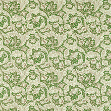 226986 Bachelors Button Cornubia Leaf Green/Sky Fabric by Morris & Co