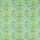 Woodland Weeds Cornubia Orange/Turquoise Fabric by Morris & Co