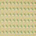 Daffodil Cornubia Pink/Leaf Green Fabric by Morris & Co