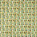 Daffodil Cornubia Cove Blue/Chocolate Fabric by Morris & Co