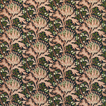 227002 Artichoke Velvet Wardle Velvets Inky Fingers/Blush Fabric by Morris & Co