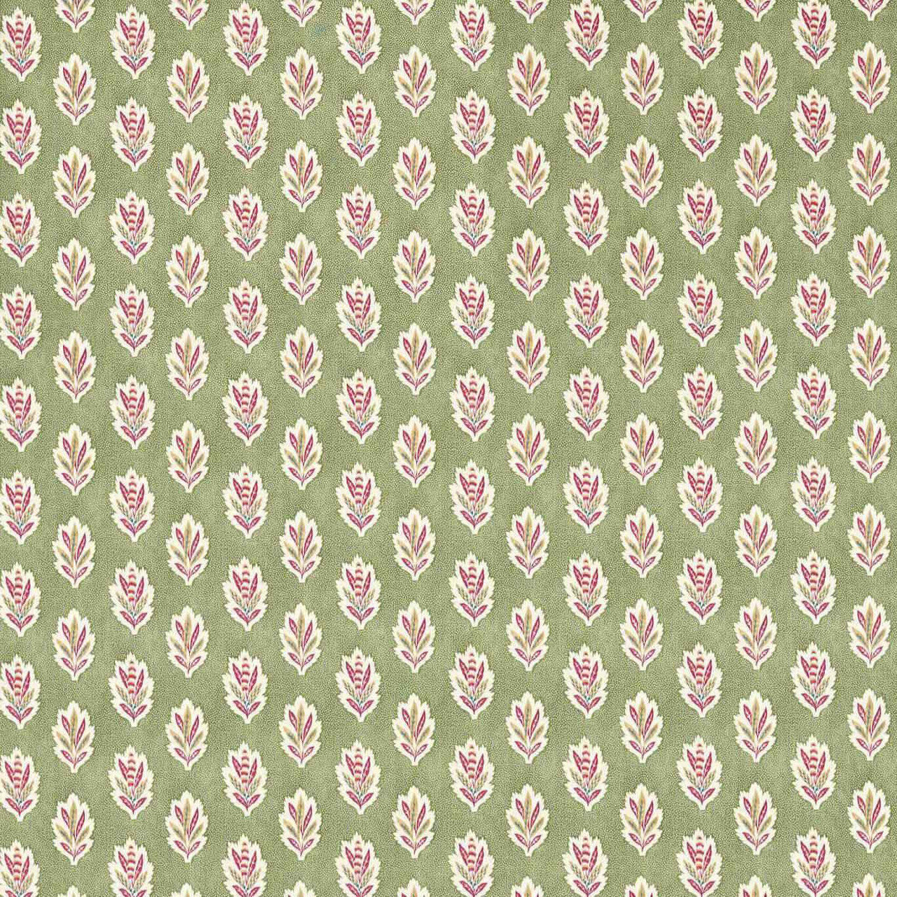 227075 Sessile Leaf Pinetum Prints Forest Green Fabric by Sanderson