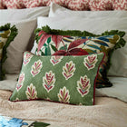 227075 Sessile Leaf Pinetum Prints Forest Green Fabric by Sanderson