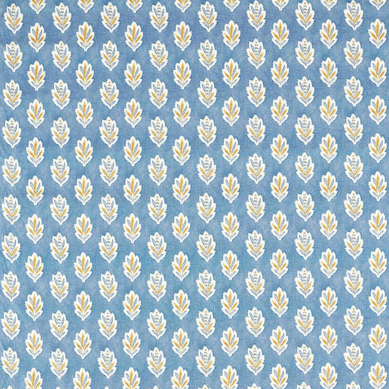 227077 Sessile Leaf Pinetum Prints Cornflower Fabric by Sanderson