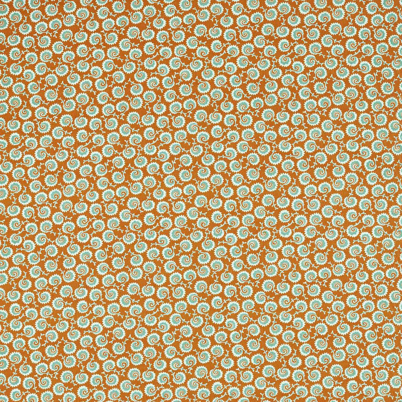 227079 Fern Frond Pinetum Prints Rowan Berry Fabric by Sanderson