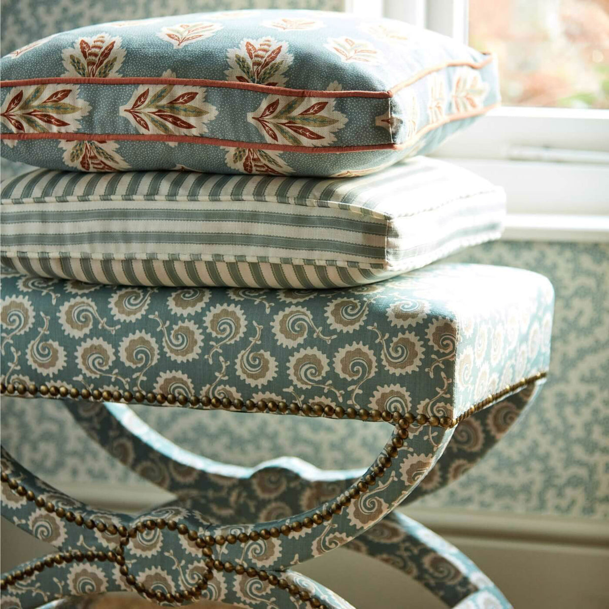 Fern Frond Pinetum Prints Danbury Fabric by Sanderson