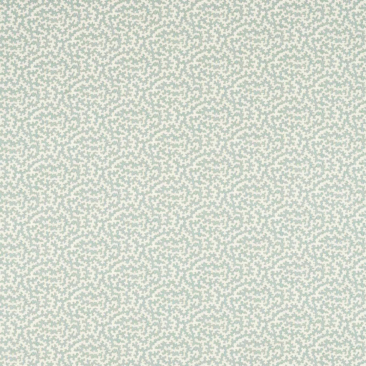 227085 Truffle Pinetum Prints Blue Clay Fabric by Sanderson