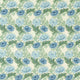 Chrysanthemum Outdoor-Performance Indigo/Bayleaf Fabric by Morris & Co