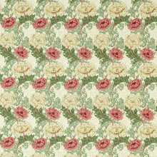 227100 Chrysanthemum Outdoor-Performance Russet Fabric by Morris & Co