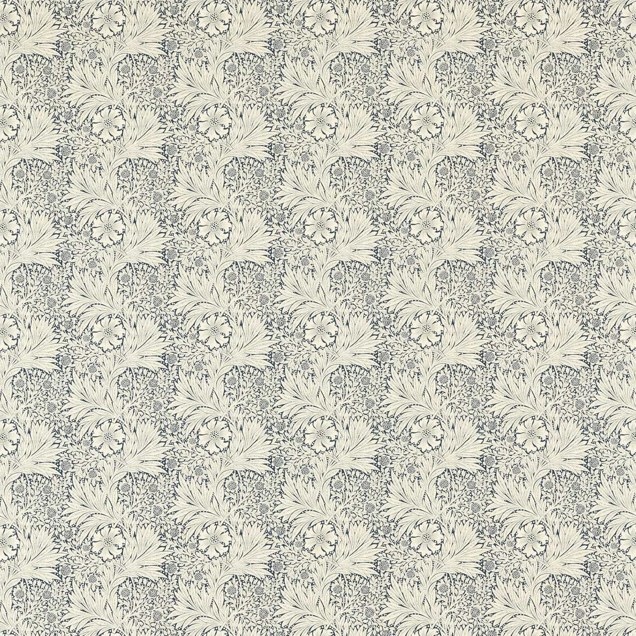 227105 Marigold Outdoor-Performance Indigo Fabric by Morris & Co