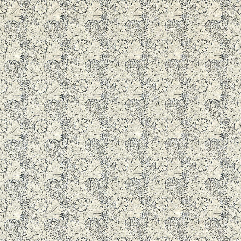 227105 Marigold Outdoor-Performance Indigo Fabric by Morris & Co