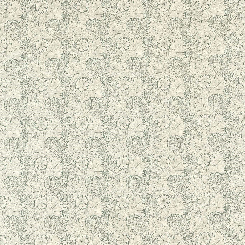 227106 Marigold Outdoor-Performance Soft Teal Fabric by Morris & Co