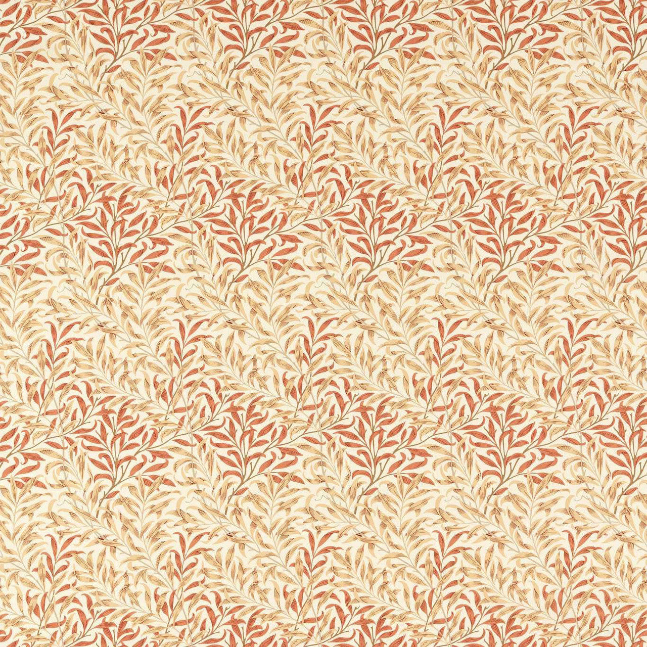 227110 Willow Bough Outdoor-Performance Russet/Wheat Fabric by Morris & Co