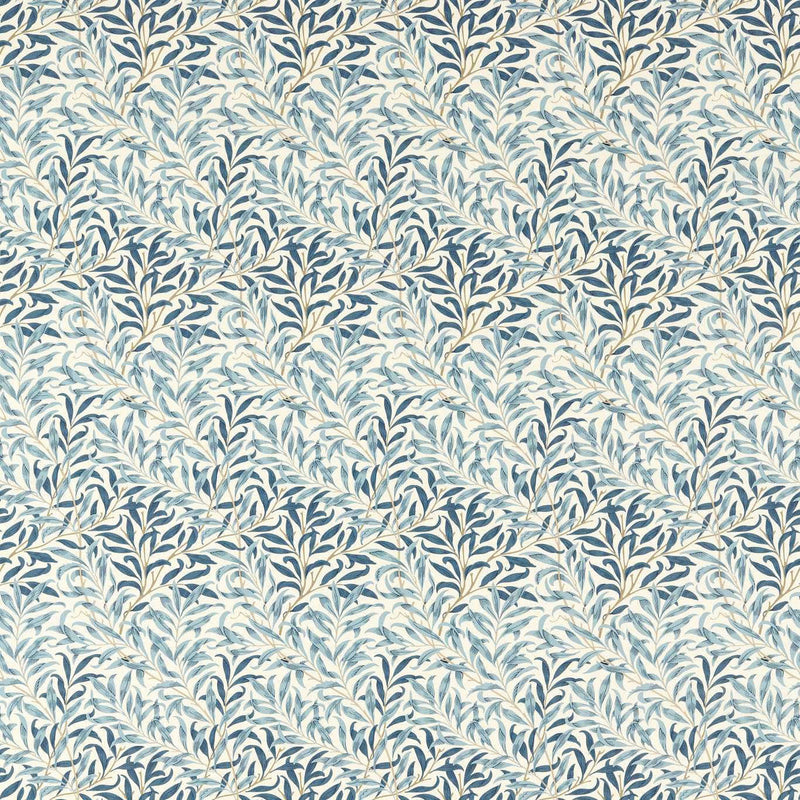 227111 Willow Bough Outdoor-Performance Indigo Fabric by Morris & Co