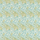 227112 Willow Bough Outdoor-Performance Nettle/Sky Blue Fabric by Morris & Co