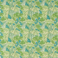 Acanthus Outdoor-Performance Nettle/Sky Blue Fabric by Morris & Co