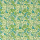 227114 Acanthus Outdoor-Performance Nettle/Sky Blue Fabric by Morris & Co