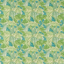 227114 Acanthus Outdoor-Performance Nettle/Sky Blue Fabric by Morris & Co
