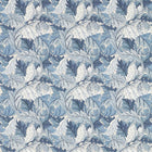 227115 Acanthus Outdoor-Performance Indigo Fabric by Morris & Co